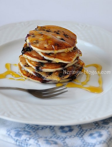 pancakes su melynemis