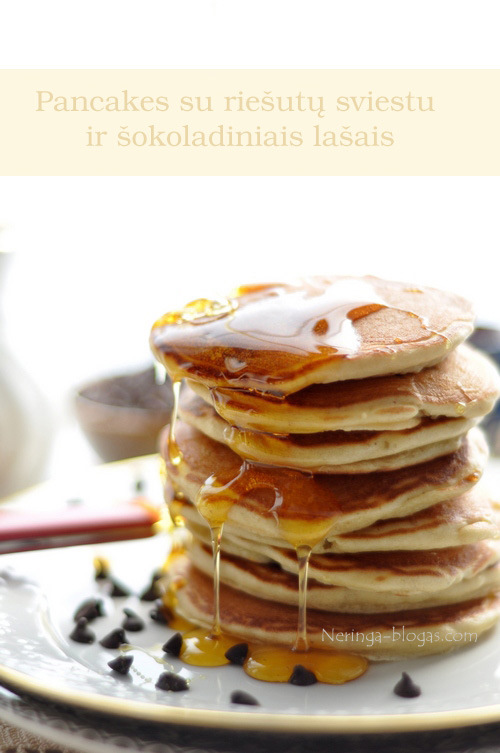 Pancakes Su Riesutų Sviestu Ir Sokolado Lasais Blynai Blyneliai Neringos Blogas